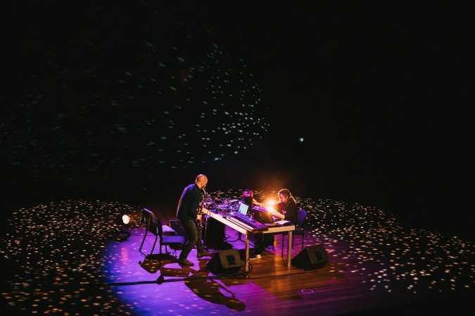  James Holden & Wacław Zimpel at Stadsschouwburg Utrecht by Lisanne Lentink